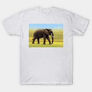 Elephant At Sunrise T-Shirt